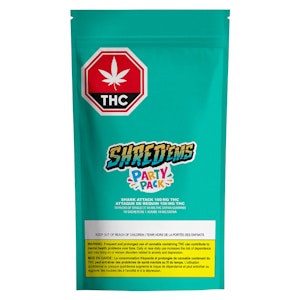 SHRED'EMS - Multipack of 10, Shred'ems Shark Attack MAX10 Party Pack 1 x 10mg THC Soft Chews