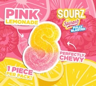 Sourz - Pink Lemonade - Multipack of 10, Fully Blasted 10x10mg Soft Chews