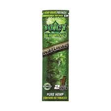 Juicy Jay's Natural Hemp Wraps | 2-Pack