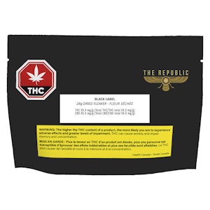 THE REPUBLIC - Black label 28g Dried Flower