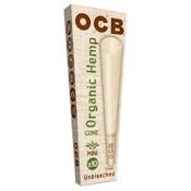 OCB Organic Hemp Mini Cones (70mm) | 10-Pack - OCB Organic Hemp Cone Mini (70mm) 10-Pack