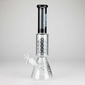 WENEED | 12" SpiralFlow Glass Bong Smoke Black