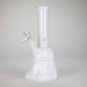 10" Galactic Duo Glass Bong - White