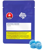 Sour Blueberry Live Resin Gummies | 4 Pack