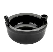 Ceramic Cereal Bowl W/ Pipe Black