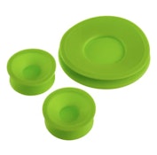 Silicone Bong Caps for Cleaning - Red/Green/Yellow