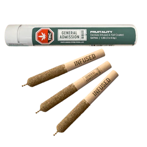 General Admission - FRUITALITY DISTILLATE INFUSED PRE-ROLLS - 1.5