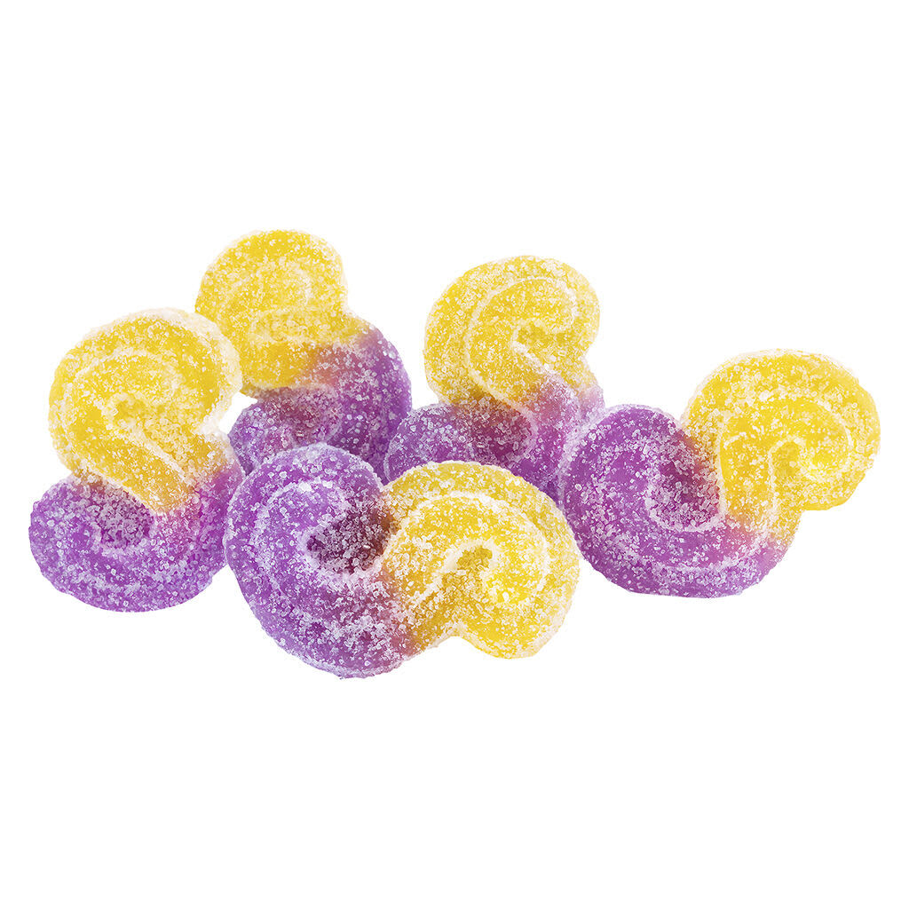 Sourz By Spinach Peach Passionfruit 1:1:1 CBN|CBD|THC Gummies - 5  Pack