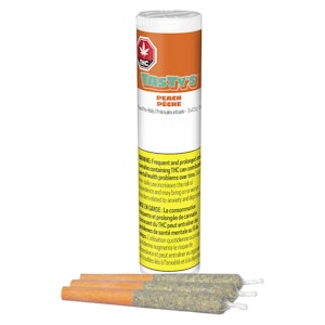 Tasty's - Tasty's - Peach Infused Pre-Roll - 3x0.5g