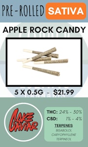 Cake & Caviar by Habitat - CAKE & CAVIAR - 5PK APPLE ROCK CANDY