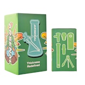 8 Colored Rim 6-in-1 Glass Bong Kit