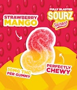 Multipack of 10, Fully Blasted Strawberry Mango 1 x 10mg Soft Chews