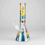 Pokemon Glass Beaker Bong with Cartoon Design - 10" B