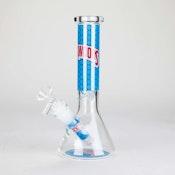 7.5" 4mm BackWoods Design Beaker Bong - Blue