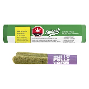 Spinach - SPINACH - Fully Charged Peach Passionfruit Kush 3 x 0.5g CBN Infused Pre-Rolls
