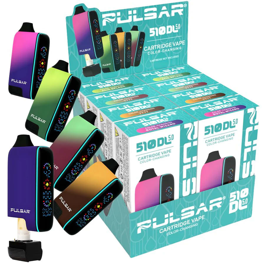 Pulsar - 510 DL 5.0 Digital Screen Battery Thermo Series - 1000mAh / Assorted Colors