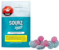 SOURZ BY SPINACH - Fully Blasted Blue Raspberry Watermelon  1 x 10mg 5-Pk Soft Chews