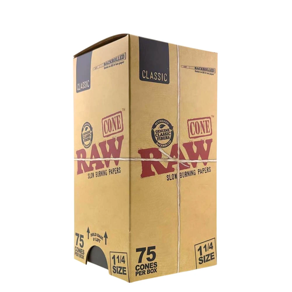 MAPLE CRAFT - RAW CLASSIC 1 1/4 CONES - 75PACK Main Image