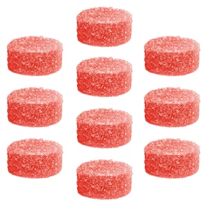 Shred'ems - Red Apple Peach Indica MAX10 Party Pack Soft Chews 10 x 10mg THC