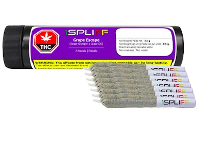1Spliff - Grape Escape Pre-Rolls | 7x0.5g