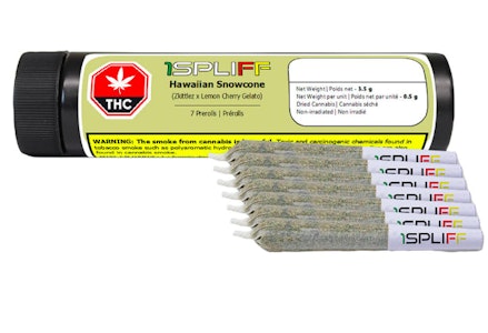 1Spliff - Hawaiian Snowcone Pre-Rolls | 7x0.5g