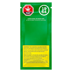 1964 - Lemon Diesel 1g FSE Resin Vape Cartridge by 1964