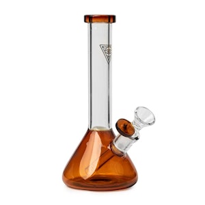 Red Eye Tek - Red Eye Tek 8" Amber Midge Mini Bong W/ Fixed Downstem