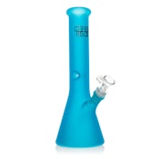 Red Eye Glass 12" Frosted Blue Beaker Bong