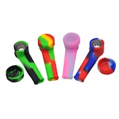 Silicone Pipes w/Lid 3.5"