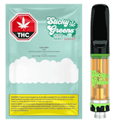 Sticky Greens Iced Mint Liquid Diamond 1g Prefilled Vape Cartridge