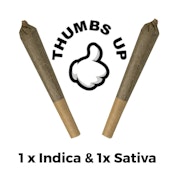 Thumbs Up - SATIVA INDICA VARIETY PACK PRE-ROLLS - 2x1g
