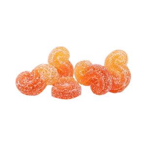 SPINACH - SOURZ Peach Orange 1:1 (Hybrid) 5x 2mg THC:CBD