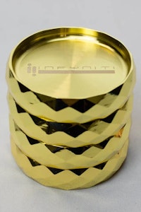 Onewholesale - Infyniti 4 parts metal herb grinder - Gold