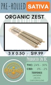 SWEETGRASS - 3PK ORGANIC ZEST PRS