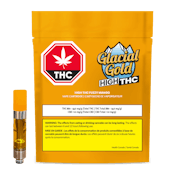 Glacial Gold High THC Fuzzy Mango 1g Vape Cart