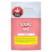 Sourz Strawberry Watermelon 4:1 CBG/THC 5x2mg Gummies