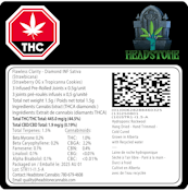 Headstone - Flawless Clarity 3 x 0.5g Diamond Infused Pre-Rolls