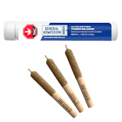 Tiger Blood Distillate Infused Pre-Rolls - General Admission - 3 x 0.5