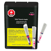 THCA  Electric Apple Liquid  Diamond Infused & Dusted 3 x 0.5g Infused Pre-Rolls