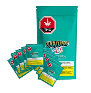 SHRED'EMS - SHRED'EMS - Multipack of 10, Shred'ems Shark Attack MAX10 Party Pack 1 x 10mg THC Soft Chews