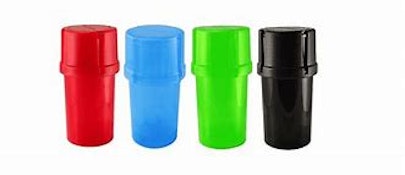 Large Plastic Grinder w/ Storage - Assorted Colours