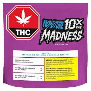 No Future - Multipack of 10, 10x the Madness: The Blue One Soft Chews 1 x 10mg by No Future