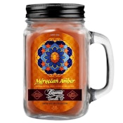 Beamer Mason Jar Smoke Killer Moroccan Amber 12oz Candle