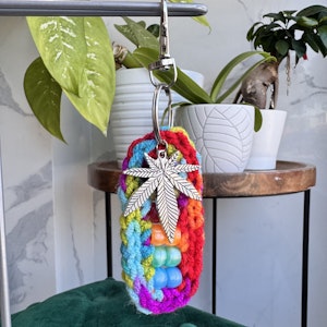 Dawn till Dusk Art - Psychedelic Fidget Keychain