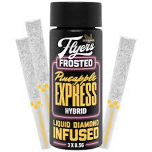 Claybourne - Claybourne Frosted Flyers Infused Pineapple Express Pre-Rolls - 3 X 0.5g