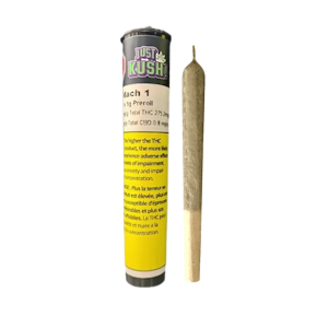 JustKush - Just Kush Mach 1 Pre-Rolls -  1 X 1g