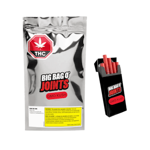 Big Bag O' Buds - Bag O' Joints GMO Kush Indica Tube Pre Rolls  - 20 X 0.4g