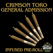 Crimson Toro Distillate Infused Pre-Roll 5x0.5g Distillates