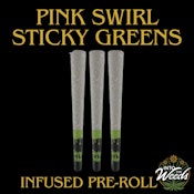 Pink Swirl Infused Pre-Roll - 3x0.5g