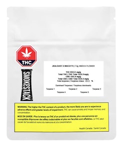 Smokestack - Jealousy x Biscotti  7g Dried Flower - Smokestack